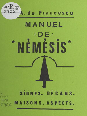 cover image of Manuel de Némésis